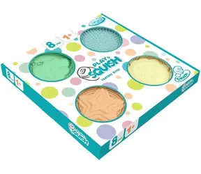 MOCHTOYS Senzorické podložky Play & Squish / Kreatívna súprava / 8 ks / mäkký materiál / pastelové farby