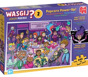 JUMBO Puzzle WASGIJ Junior 2: Popcornový bonus! / 240 dielikov / od 8 rokov