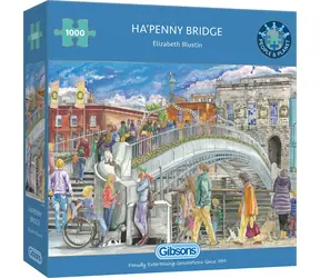 GIBSONS Puzzle Most Ha'penny / 1000 dielikov / 68 x 49 cm