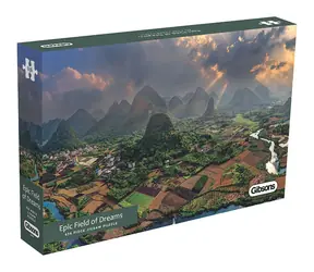 GIBSONS Panoramatické puzzle Impozantná krajina / 636 dielikov / 68,5 × 32 cm
