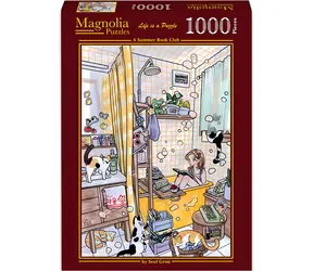 MAGNOLIA Puzzle Letný knižný klub / 1000 dielikov / 48 x 68 cm