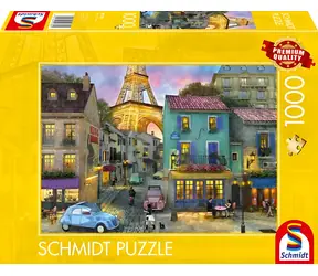 Schmidt Puzzle V uliciach Paríža / 1000 dielikov / 69,3 × 49,3 cm