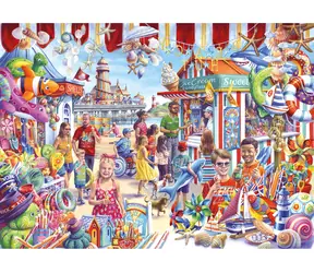 GIBSONS Puzzle Suveníry na pláži / 1000 dielikov / 68 x 49 cm
