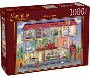 MAGNOLIA Puzzle Domov, sladký domov / 1000 dielikov / 68 x 48 cm