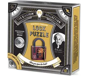 Professor PUZZLE Hlavolam Albert Einstein č.6: Lock Puzzle