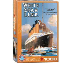 EUROGRAPHICS Puzzle Plagát Titanic / 1000 dielikov / 48,89 × 67,63 cm