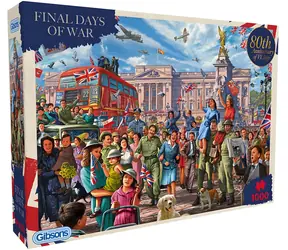 GIBSONS Puzzle Posledné dni vojny / 1000 dielikov / 68 x 49 cm