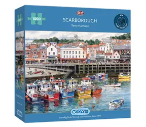 GIBSONS Puzzle Scarborough, Yorkshire / 1000 dielikov / 68 × 49 cm