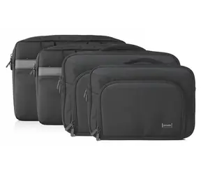 4smarts Target Eco Clamshell 15-16" čierna / Taška na notebook / pre notebooky do 16" / RPET materiál