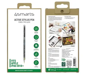 4smarts Pencil Pre Lucid transparentné / Dotykové pero / Pre Apple iPad / Magnetické nabíjanie / Kapacitný hrot