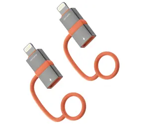 4smarts Adaptér USB-C na Lightning PD 27W sivá / Adaptér / Power Delivery 27W / 2 ks