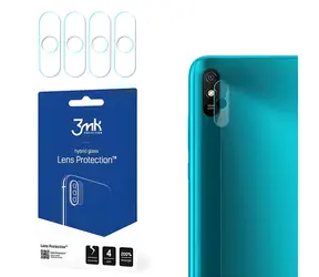 3mk Lens Protection pre XIAOMI Redmi 9A / Sklo na fotoaparát / 4 ks / Hybridné sklo