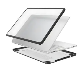 4smarts Shell Case priehľadná, čierny rámček / Ochranný kryt / Apple MacBook Neo