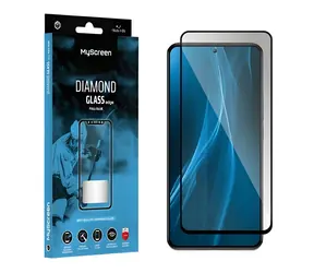 MyScreen Diamond Glass Edge FG Vivo Y17s čierna / Tvrdené ochranné sklo / Full Glue / 9H