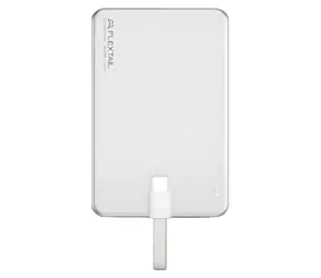 Flextail Zero Power Metal 5000 mAh strieborná / Powerbanka / Magnetické uchytenie / 5000 mAh / 7 mm