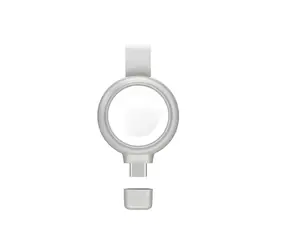 4smarts Indukčná nabíjačka MFi pre Apple Watch strieborná / Bezdrôtová nabíjačka / MFi certifikácia