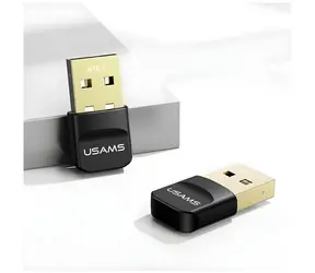 USAMS ZB321 čierna / Bluetooth adaptér / USB-A / Bluetooth 5.1
