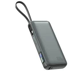 4smarts Enterprise šedá / Powerbanka / 20000mAh / 165W / integrovaný kábel USB-C