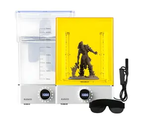 ELEGOO Mercury XS / Umývacia a vytvrdzovacia stanica / Pre 3D tlač živicou / 7000 ml / UV 405 nm / 360° otočná plošina