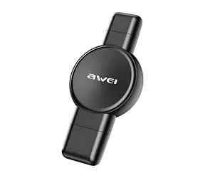 AWEI W26 čierna / Nabíjačka pre chytré hodinky / Apple Watch, Samsung Galaxy Watch / magnetická / USB-C