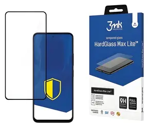 3mk HardGlass Max Lite čierna / Tvrdené sklo / POCO M6 5G
