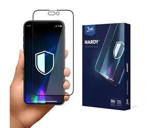 3mk Hardy čierna / Tvrdené sklo / Apple iPhone 13 Pro Max a iPhone 14 PLUS / 9H