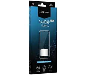 MyScreen Diamond Glass edge Lite Samsung Galaxy A03 čierna / Ochranné sklo na displej / Tvrdené 9H / Full Glue