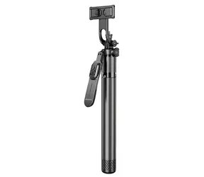 AWEI X56 čierna / Selfie tyč / Bluetooth 5.0 / LED prisvetlenie / statív