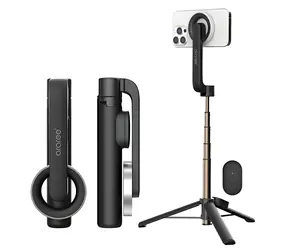 Araree Magfie Pod čierna / Selfie tyč / MagSafe Tripod / Bluetooth spúšť / Rozteč 28-69 cm