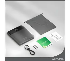 4smarts Enterprise Slim space grey / Powerbanka / 20000mAh / 122.5W