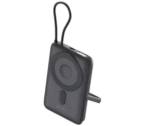 4smarts Enterprise Pocket Space Grey / Powerbanka / 10000 mAh / 22,5 W / Qi2 ready / USB-C