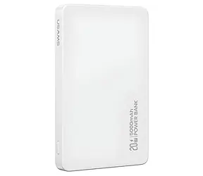 USAMS US-CD231 biela / Powerbanka / Bezdrôtové nabíjanie / 20 W PD / 5000 mAh