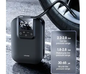 USAMS US-ZB215 / Kompresor do auta / 5000mAh / ?3.5 Bar / 80W