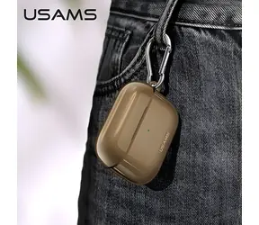 USAMS BH570 čierna / Puzdro pre AirPods Pro / TPU / Ochrana proti pádu