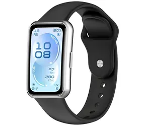 Beline Reverse Buckle Strap čierna / Remienok / Huawei Band 11 / silikónový