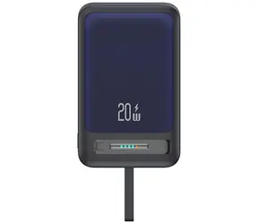 USAMS CD219 XM Series 10000mAh čierna / Power Bank / Magnetické bezdrôtové nabíjanie 15W / PD 20W
