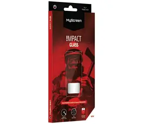 MyScreen ImpactGLASS Apple iPhone 11 Pro Max a XS Max čierna / Hybridné ochranné sklo / Anti-shock / 8H