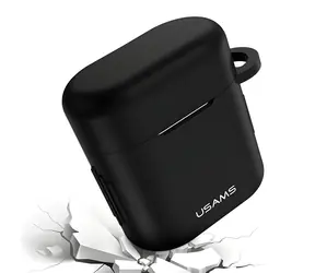 USAMS US-BH501 čierna / Puzdro / Silikónové / Huawei FreeBuds 2, FreeBuds 2 Pro