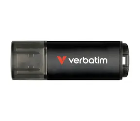 Verbatim V200 64GB čierna / Flash disk / USB-A 3.2 Gen 1 / 200/80 MB/s / Hliník