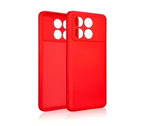 Beline Silicone Case pre POCO X6 Pre červená / Puzdro / Silikón