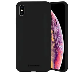 Mercury Silicone púzdro pre Samsung Galaxy A32 (SM-A325) čierna / Puzdro na mobil / Silikónové
