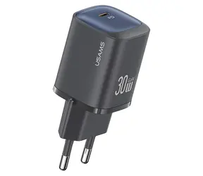 USAMS CC251 čierna / Sieťová nabíjačka / GaN / 30W / PD / 1x USB-C