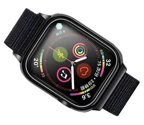 USAMS US-ZB073 čierna / Remienok / Nylonový / Pre Apple Watch 4/5/6/7/SE/SE3 40/41 mm