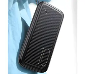 USAMS PB56 čierna / Powerbanka / 10 000 mAh / 2x USB / USB-C / MicroUSB