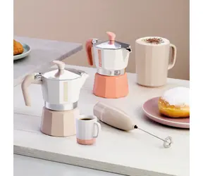 Pedrini Coffee Maker 3 Cups Painted Aluminum Color 2025 (02CF168)