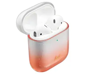 LAUT Ombre Sparkle puzdro pre Apple AirPods 1/2 oranžová / Puzdro / Polykarbonát / Anti-Scratch