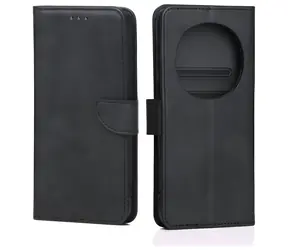 Marv Wallet Case pre Honor Magic7 Pre čierna / Peňaženkové púzdro / Eko koža / Magnetické zapínanie