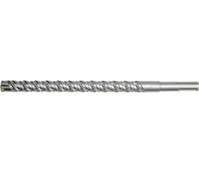 STHOR SDS max 38×600 mm / Vrták do betónu / štvorbritý hrot / dvojitá skrutkovice / do tehál, muriva a betónu