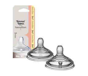Tommee Tippee Cumlík Natural Start ANTI-COLIC / Extra pomalý prietok / 0m+ / 2 ks