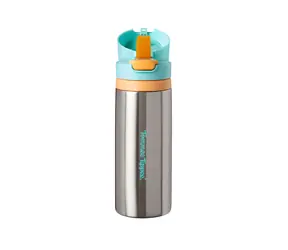 Tommee Tippee On The Go nerezová 500ml / Termofľaša so slamkou / od 24 mesiacov